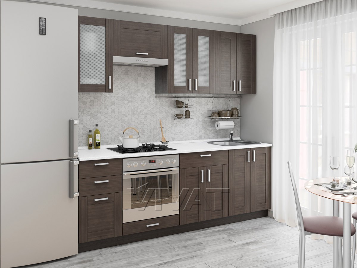 фото Кухня Лофт-01 Wenge Veralinga